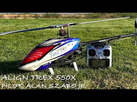 ALIGNがAlan Szabo Jr.氏による電動ヘリ「T-REX550X」の3D