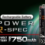 ハイテックから新型充電式単4電池「エックスパワー Rスペック AAA750mAh」が登場！