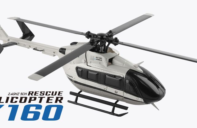 ハイテックからリアルな小型電動ヘリ「Rescue Helicopter K160」が登場！