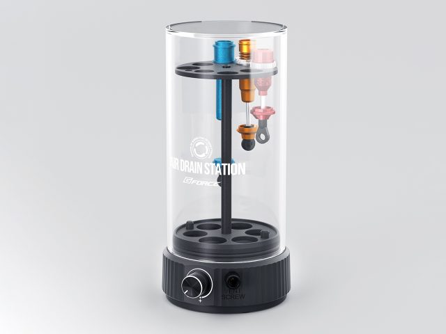 G-FORCEからショックオイル内の気泡を除去する「Air Drain Station」が登場！