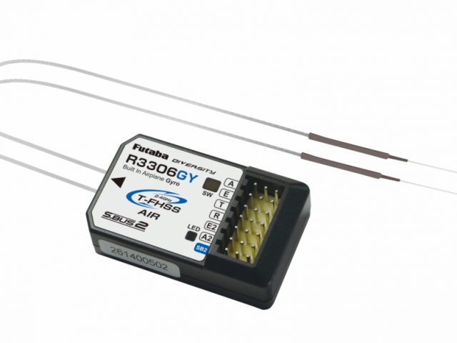 Futabaから6軸ジャイロ内蔵受信機「R3306GY」が登場！