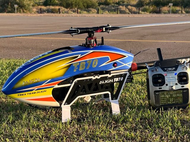 ALIGNがAlan Szabo Jr.氏による電動ヘリ「TB70」の3Dフライト動画を公開！
