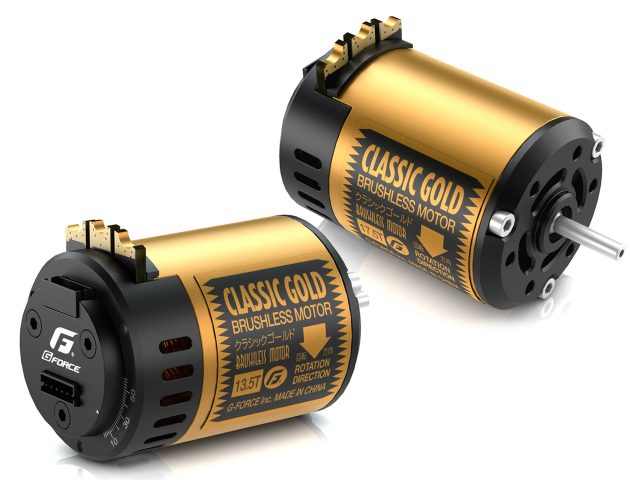 G-FORCEから「Classic Gold Brushless Motor」2種類が登場！